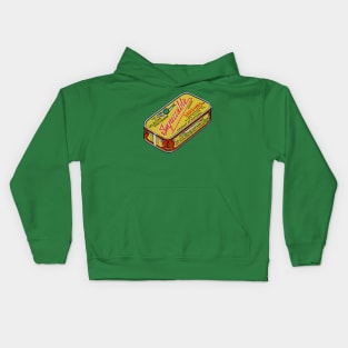 Retro Impeccable Portuguese Sardines Kids Hoodie